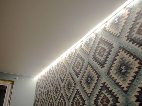 Парящий натяжной потолок